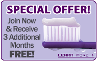 Special Offer! Join Now and Receive 3 Additional Months FREE!