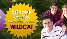 20% off any plan.  Use Coupon Code: WILDCAT
